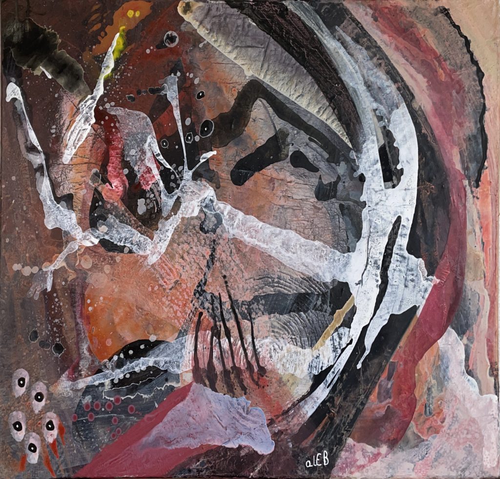 Canvas mix media 80×65 - CN003